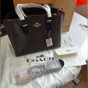 Coach Mollie Bag 25 Signature Leather